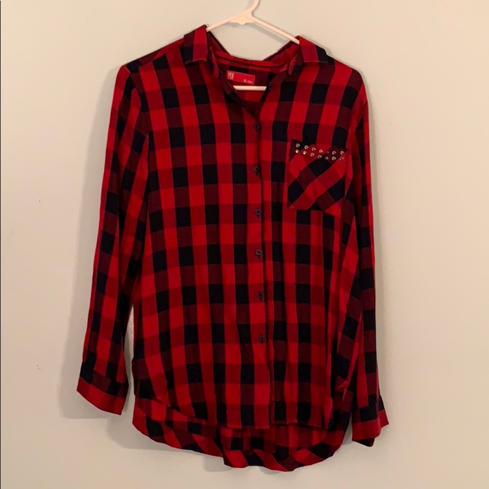 Flannel button up